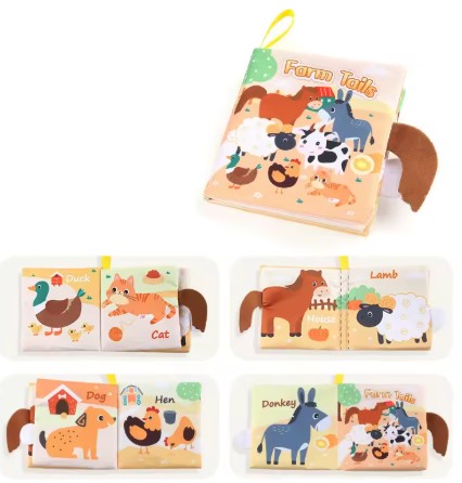 Baby Tail Cloth Book