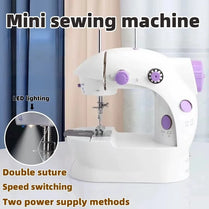 Compact Sewing Machine 202 – With Built-in Light, Cutter & Pedal | Ideal for Beginners