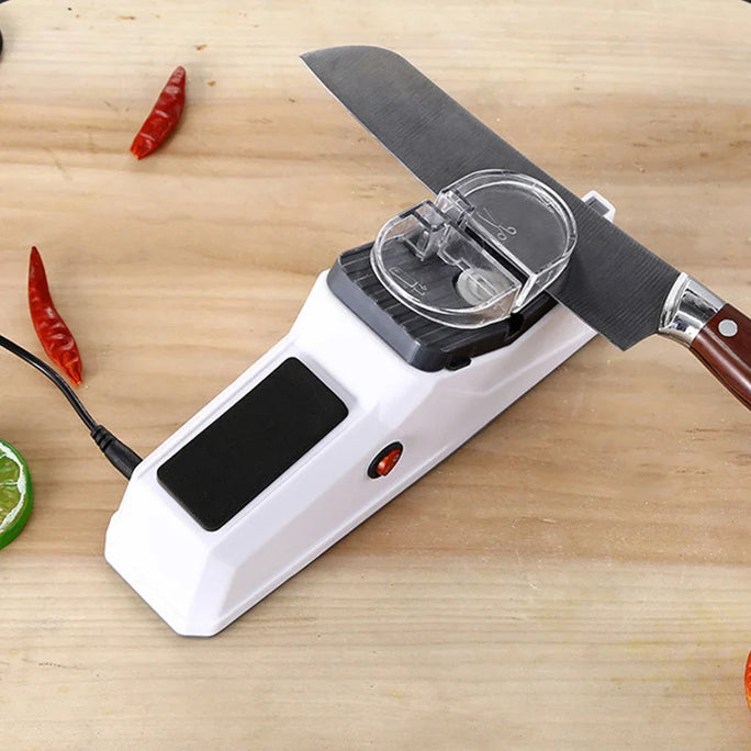 Electric Knife Sharpener – 5-Second Fast Sharpening & Polishing Tool for All Kitchen Knives