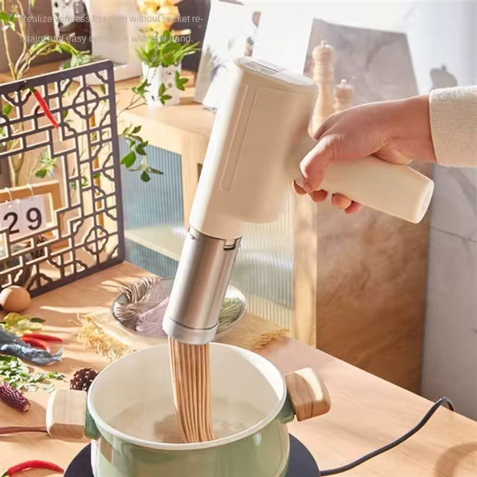 Automatic Wireless Noodle Maker – Handheld & Portable Pasta Press for Home or Commercial Use