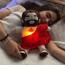 Breathing Jesus Plush Toy – Soothing Musical Sleep Companion with 4-Mode Adjustment | Christmas Gift for Kids