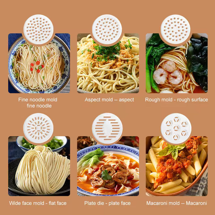 Automatic Wireless Noodle Maker – Handheld & Portable Pasta Press for Home or Commercial Use