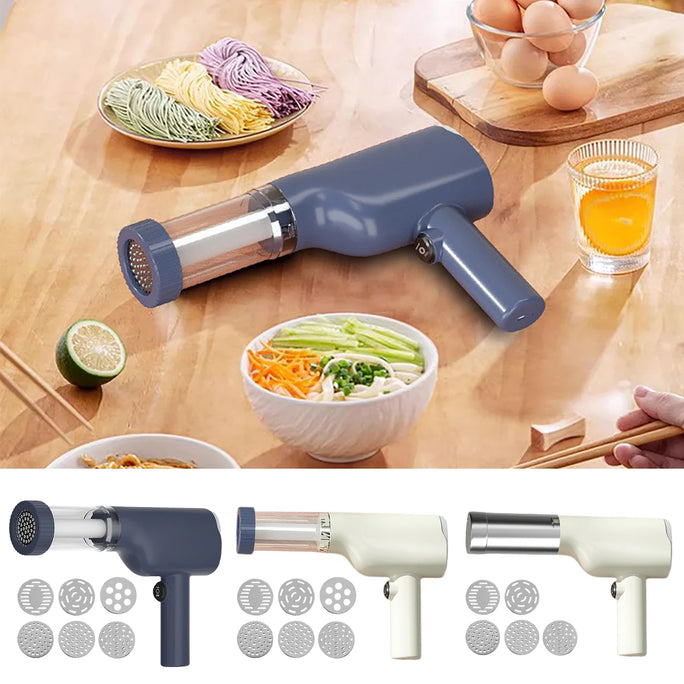Automatic Wireless Noodle Maker – Handheld & Portable Pasta Press for Home or Commercial Use