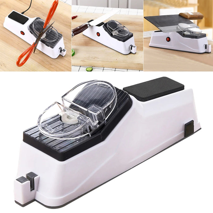 Electric Knife Sharpener – 5-Second Fast Sharpening & Polishing Tool for All Kitchen Knives