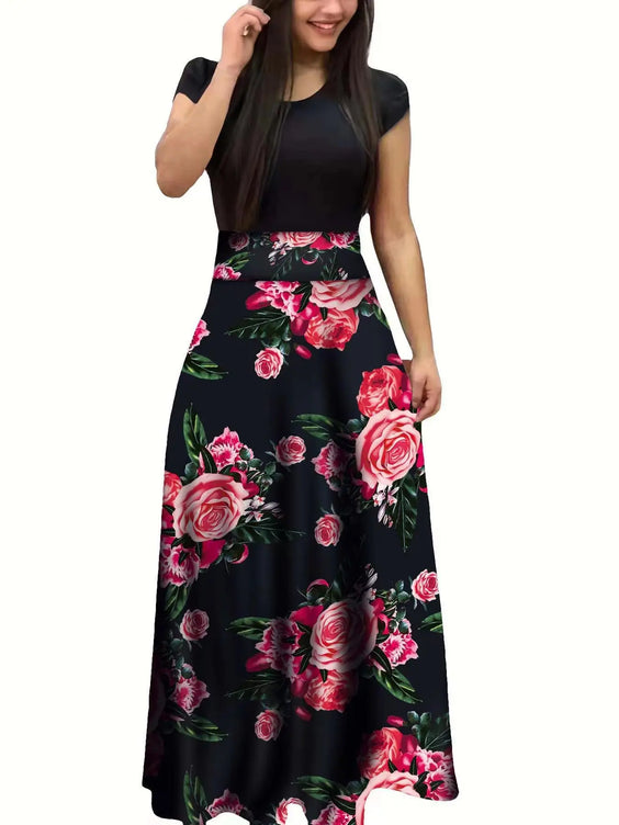 Floral Print Swing Dress – Summer Style for Effortless Elegance