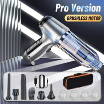 Portable Wireless Car Vacuum – 4-in-1 Handheld Cleaner with Powerful Suction for Home & Auto