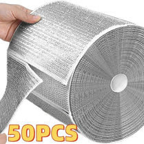 Reusable Metal Mesh Cleaning Cloth – Quick-Dry Microfiber Scrubber for Pots, Pans & Stovetops