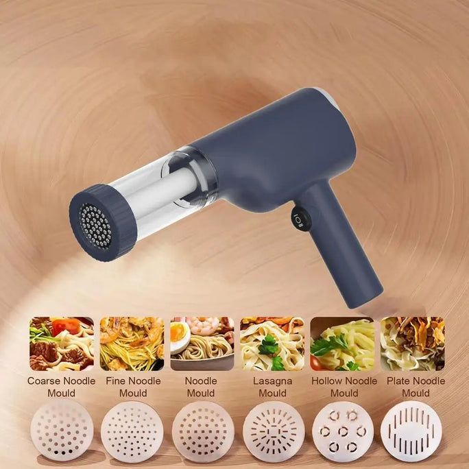 Automatic Wireless Noodle Maker – Handheld & Portable Pasta Press for Home or Commercial Use