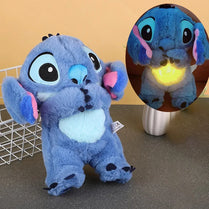 Stitch Soothing Plush Toy – Breathing Light Doll with Music & Air Bag | Baby Sleep Companion