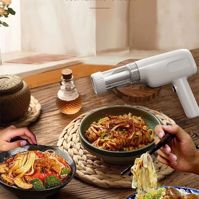 Automatic Wireless Noodle Maker – Handheld & Portable Pasta Press for Home or Commercial Use